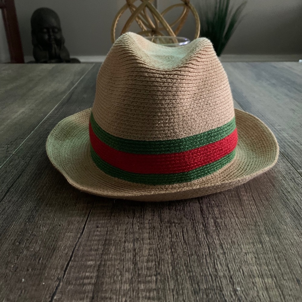 Gucci straw fedora